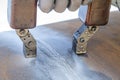 Magnetic particle testing. It is a non destructive testing NDT process. The principle of the method is that the specimen.