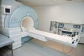 Magnetic resonance imaging scan or MRI machine device in hospital Royalty Free Stock Photo