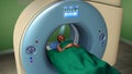 Magnetic Resonance Imaging Scan (MRI Scan) Royalty Free Stock Photo