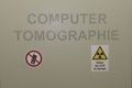 magnetic resonance tomography and computer tomography Royalty Free Stock Photo