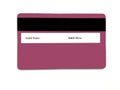 Magnetic stripe card