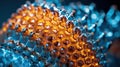 Magnetic Symphony: Macro Details of Ferrofluid\'s Colorful Magnetic Properties
