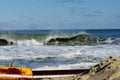 Magnificant Seascape of the Beaches of North Carolina Royalty Free Stock Photo