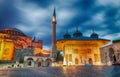 Magnificence of Hagia Sophia Museum at night, Istanbul, Turkey