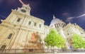 Magnificence of St Paul Cathedral at night - London - UK Royalty Free Stock Photo