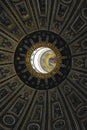 Italy- Rome- Interior of the Dome in Saint Peter`s Cathedral Royalty Free Stock Photo