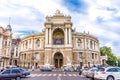 Magnificent architecture of the Odessa Opera theatre