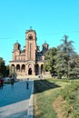 Magnificent architecture of orthodox St. Mark`s Church