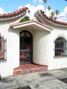 The magnificent architecture of South America. Venezuela. Maracay. Colonial style. A picturesque colonial village