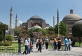 Aya Sofya as seen from Sultanahmet Park in Istanbul.