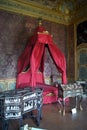 Italy Turin royal palace Stupinigi king bedroom Royalty Free Stock Photo