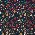 Magnificent berries seamless pattern