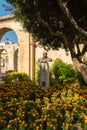 Malta, Valletta, August 2019. Monument to Sir Winston Churchill.