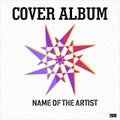 Magnificent Cover Album Music and Photography Vector Illustration