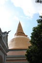 Magnificent exterior design of Phra Pathommachedi or Phra Pathom Chedi Thailand.