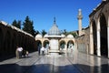 The magnificent first courtyard of the Hazreti Ibrihim Halilullah Prophet Abraham`s Birth Cave in Urfa in Turkey.