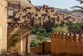 The magnificent fortified city of Ait Benhaddou in Morocco. Royalty Free Stock Photo