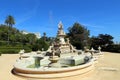Magnificent fountain in Ajuda botanical garden, Lisbon