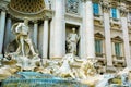 Trevi Fountain , Rome Masterpiece , Magnificent Sculptures