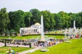 The magnificent fountains of Peterhof