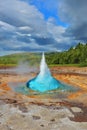 Magnificent geyser Strokkur Royalty Free Stock Photo