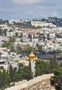 Magnificent gold domes of orthodox church