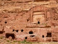 A magnificent heritage site - the Palace tomb, Petra, Jordan Royalty Free Stock Photo