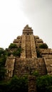 Magnificent huge ancient mexican temple