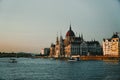 Magnificent Hungarian Parliament Building in beautiful Budapest, Hungary