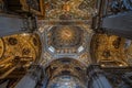 Magnificent interior of Santa Maria Maggiore Basilica, Bergamo's most famous church, Italy Royalty Free Stock Photo