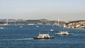 Magnificent istanbul and bosphorus,marmara sea view from topkapi palace in sarayburnu in