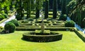 Giusti Garden in Verona, Italy Royalty Free Stock Photo