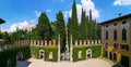 Giusti Garden in Verona, Italy Royalty Free Stock Photo