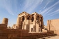 Magnificent Kom Ombo temple of Egyptian god Sobek Royalty Free Stock Photo