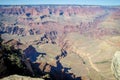 Multicoloured rocks with dozens of layers in Grand Canyon