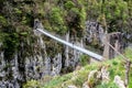 Famous footbridge of HolzartÃ© in the French Basque Country