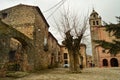 Magnificent Main Facade Of The Collegiate Church In Medinaceli.