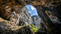 The magnificent and majestic caves of Diros in Greece. AI Generative