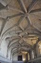 Lisbon, 20th July: Gothic Architectural Refectory details from Jeronimos Monastery building in Belem district of Lisbon