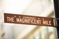 Magnificent Mile Chicago Royalty Free Stock Photo