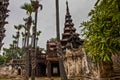 The Bagaya Monastery, Inn Wa, Mandalay, Myanmar Royalty Free Stock Photo