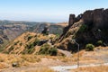 Armenia, Amberd, September 2022. Amberd castle-fortress and Vahramashen church. Royalty Free Stock Photo
