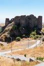Armenia, Amberd, September 2022. View of the ruins of a 7th century fortress. Royalty Free Stock Photo