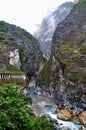 Magnificent mountain at Taroko National Park Royalty Free Stock Photo