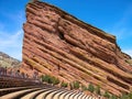 The magnificent open-air Red Rocks Amphitheatre near Morrison, Colorado