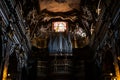 Magnificent organ in a majestic church in Rome Royalty Free Stock Photo