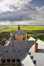 Magnificent palace on surburb of the Spanish city