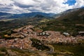 Magnificent panorama of Jaen town in Andalusia Royalty Free Stock Photo