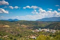 Magnificent panorama of small town in Andalusia