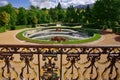 Magnificent  park in style of the French classicism Royalty Free Stock Photo